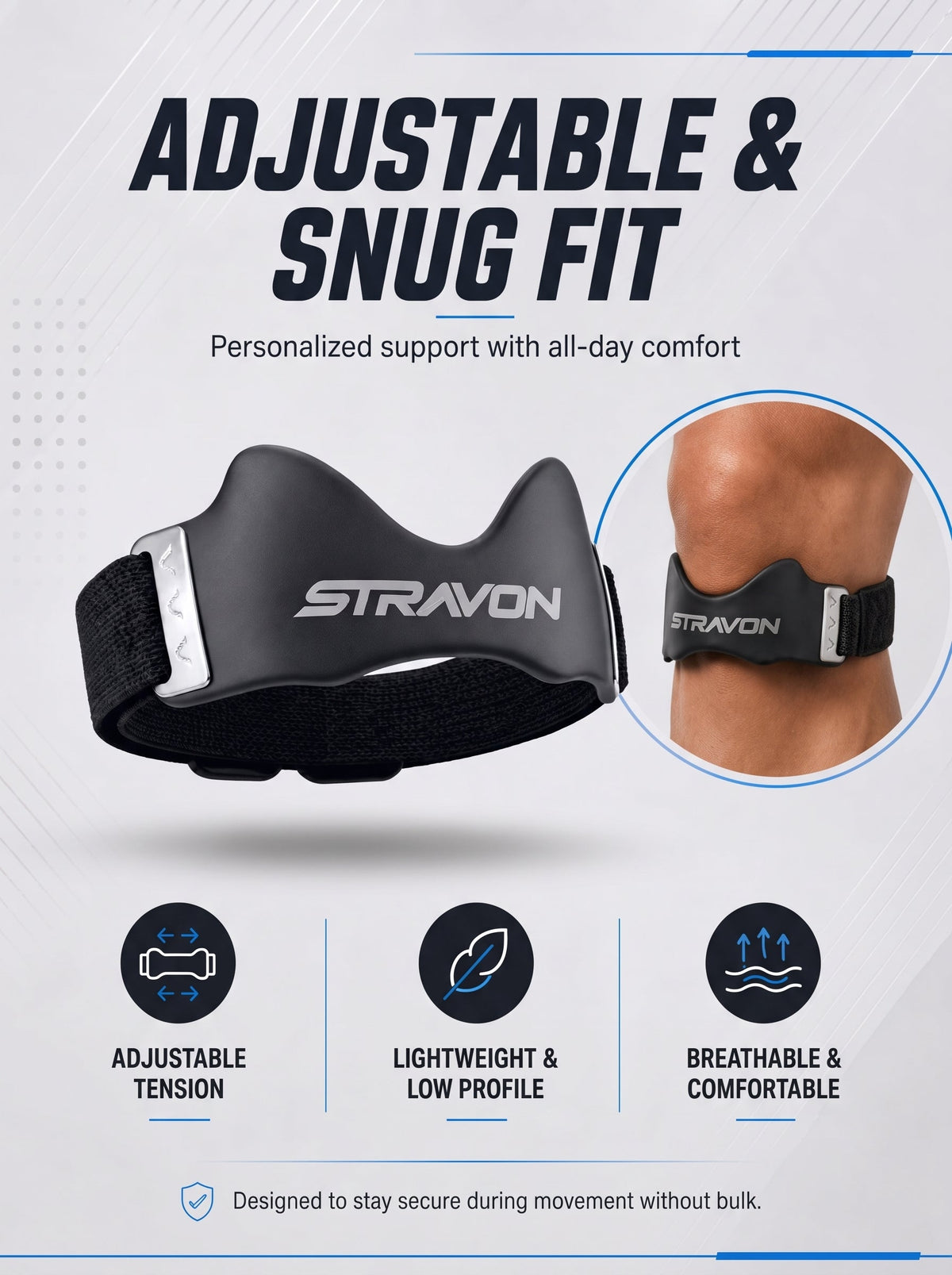 STRAVON PRECISION STRAP — PREMIUM ADJUSTABLE SUPPORT STRAP